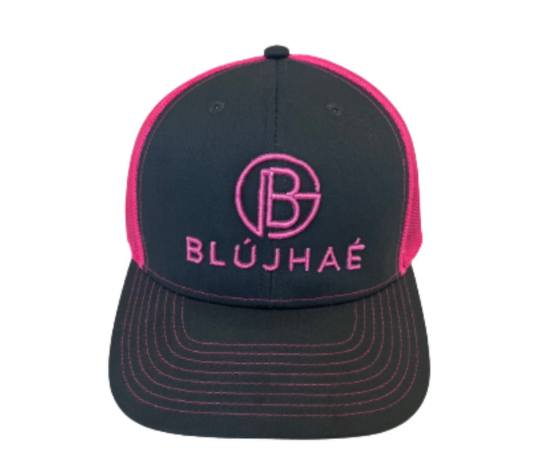 Pink Blujhae Trucker Cap